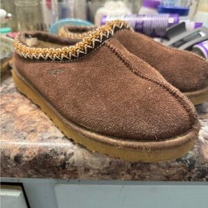 UGG Brown Tasman Slip-On Shoes